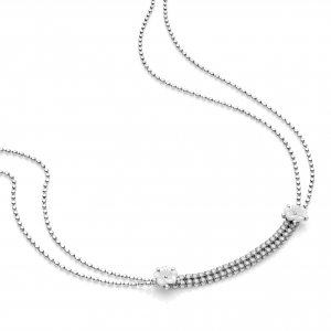 Collana in Argento con zirconi